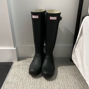 Black Hunter Rain Boots Women’s Size 9